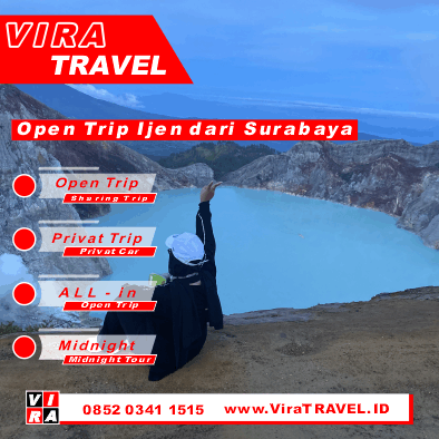 Open Trip Ijen Banyuwangi dari Surabaya